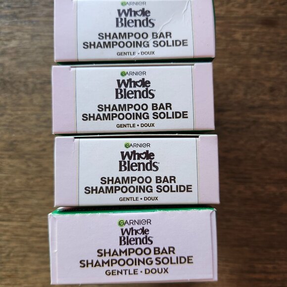 GARNIER Whole Blends Shampoo Bar Oat Delicacy Lot of 4 BNIP - Picture 5 of 6